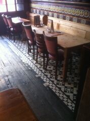 Former passageway tiling now incorporated into The Havelock public house 01